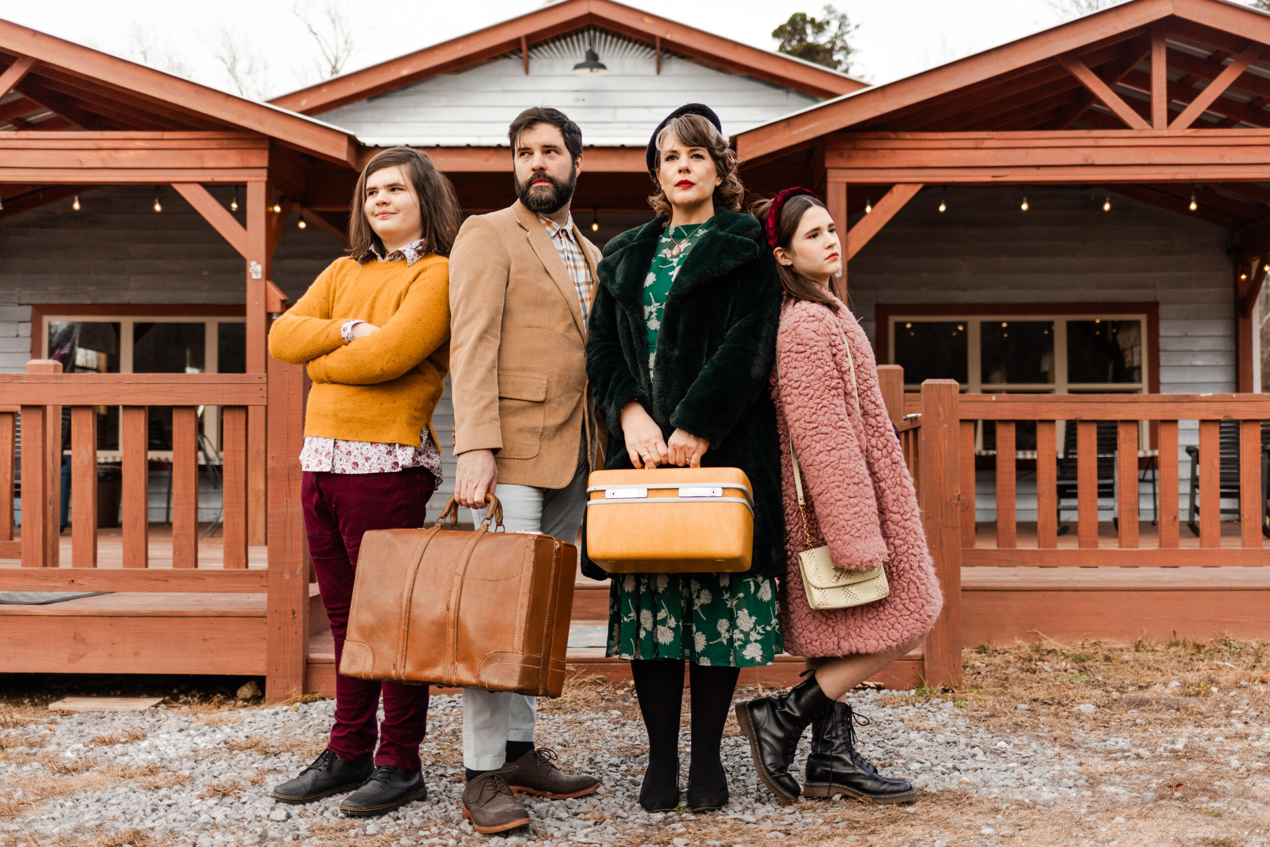 Wes Anderson Christmas Styled Session | North Alabama, Georgia, and Tennessee photographer