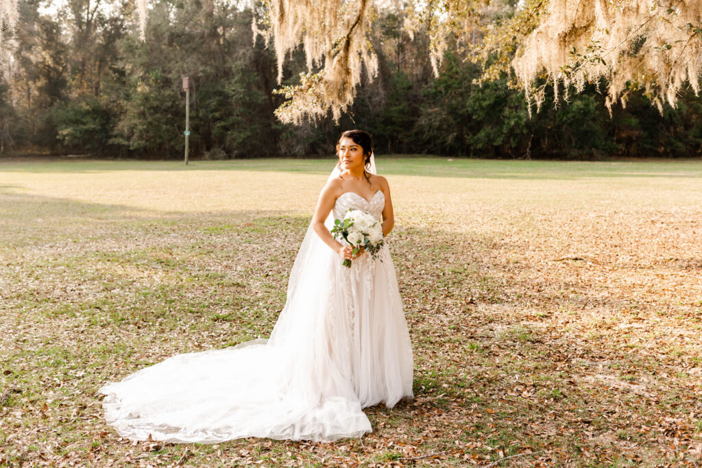 classic portrait bridal pose idea