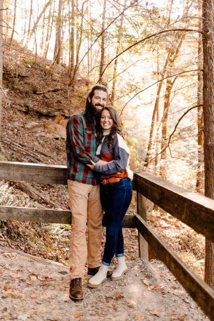 Cloudland Canyon adventure couple session | Georgia couple photographer