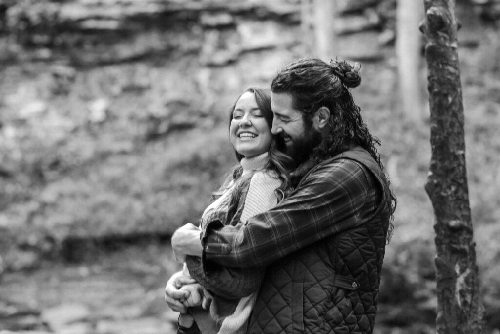 Cloudland Canyon adventure couple session | Georgia couple photographer