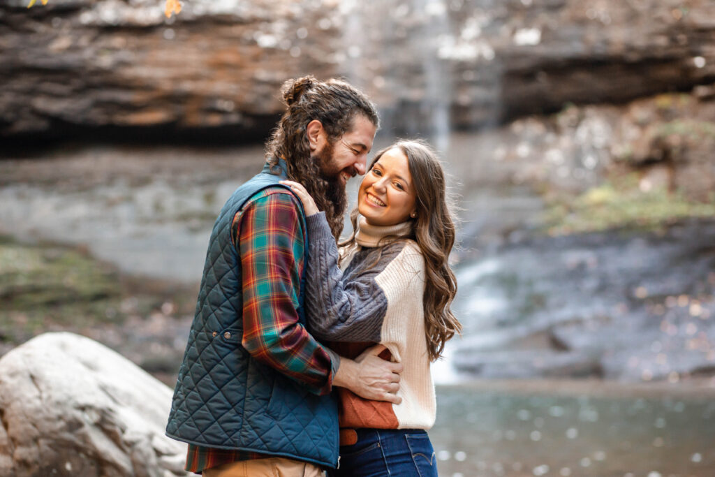 Cloudland Canyon adventure couple session | Georgia couple photographer