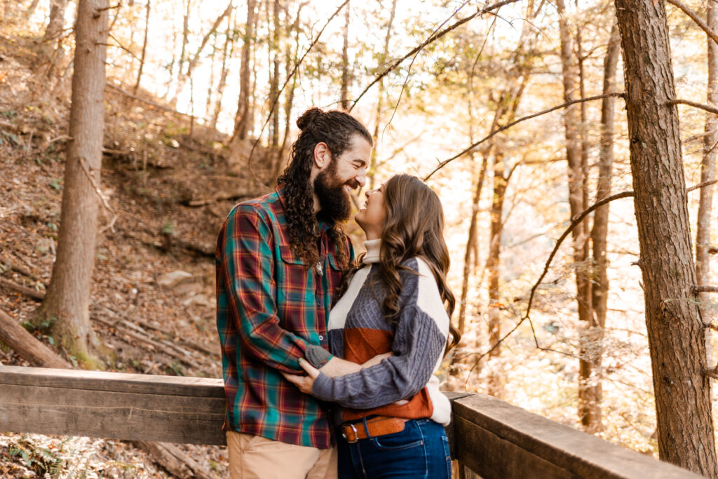 Cloudland Canyon adventure couple session | Georgia couple photographer