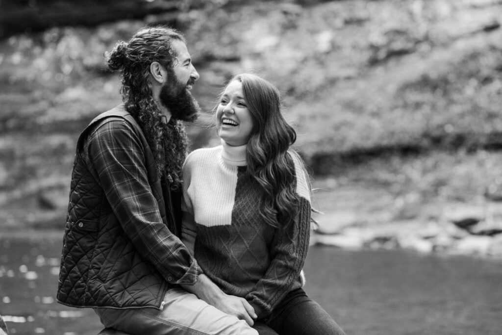 Cloudland Canyon adventure couple session | Georgia couple photographer