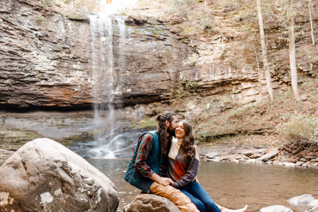 Cloudland Canyon adventure couple session | Georgia couple photographer