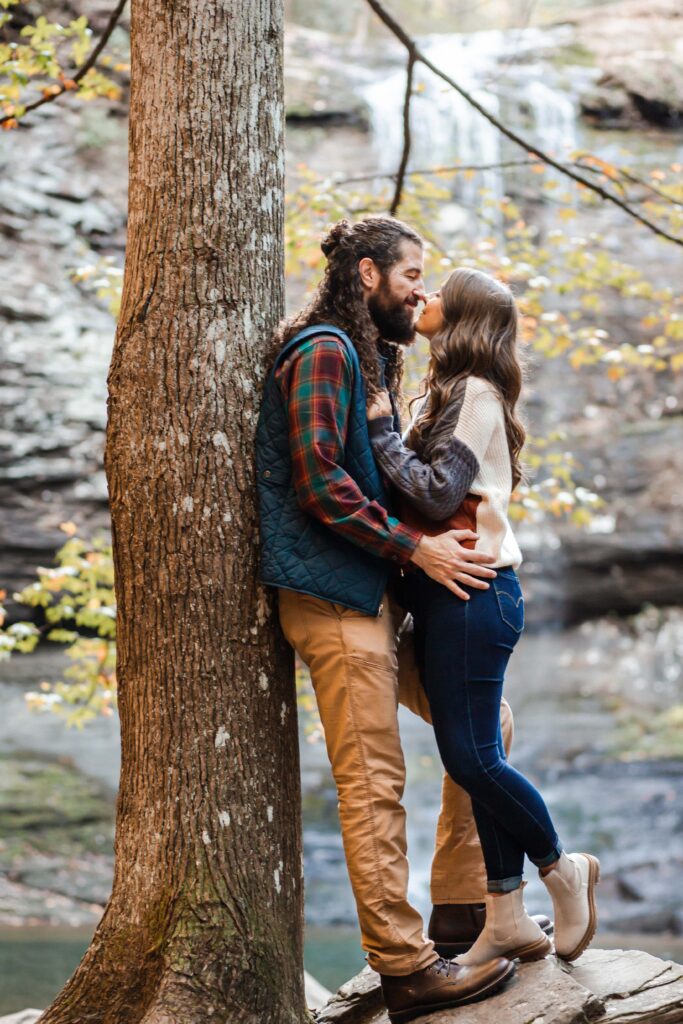 Cloudland Canyon adventure couple session | Georgia couple photographer