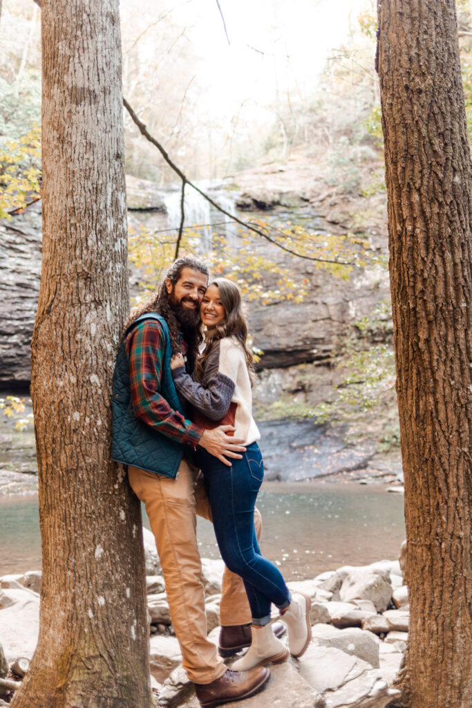 Cloudland Canyon adventure couple session | Georgia couple photographer