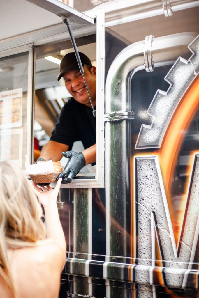 reception food truck chattanooga wedding photo