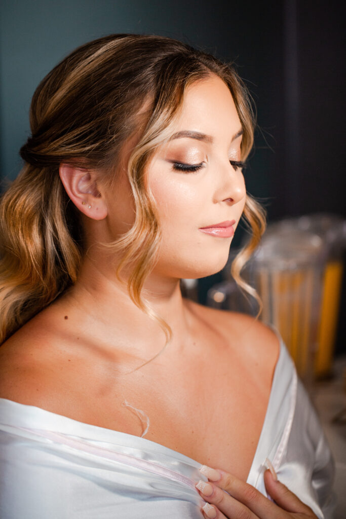 wedding makeup trial