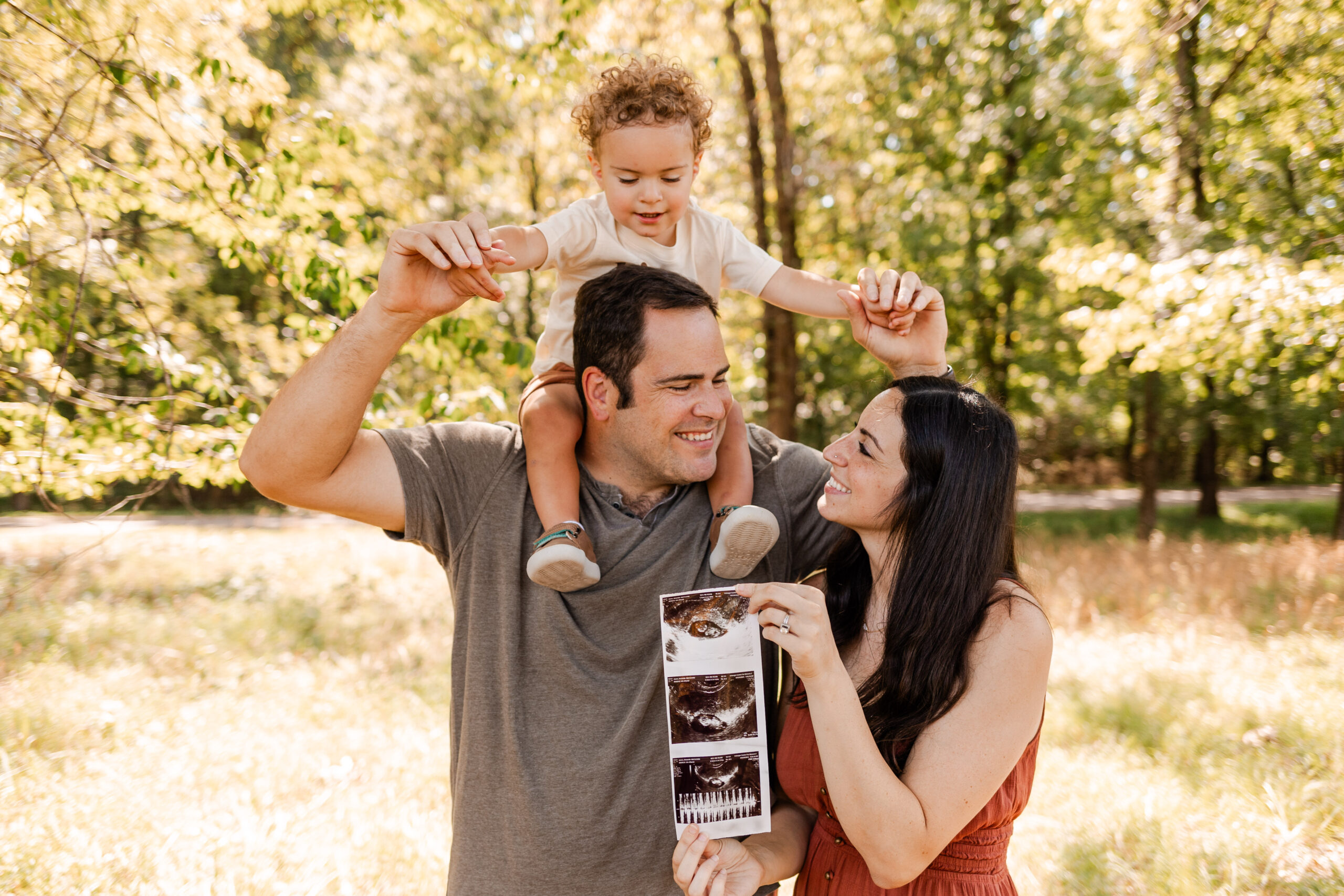 Family pregnancy announcement | Chickamauga, Georgia family photographer