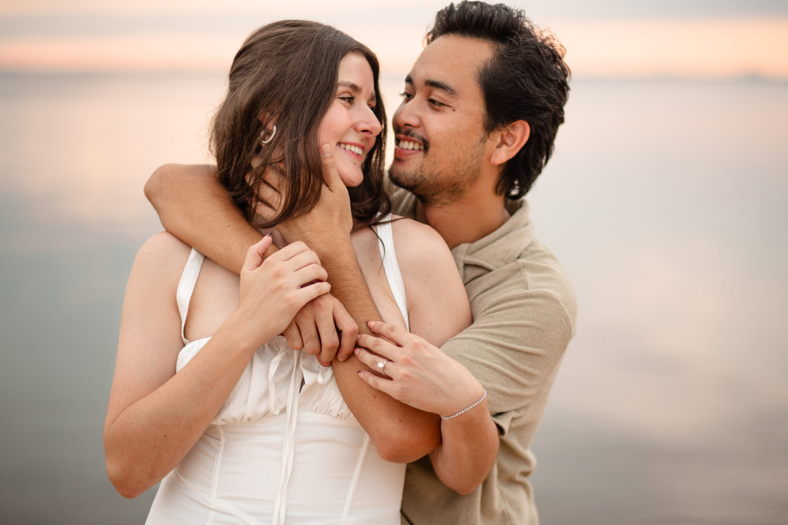 Golden hour engagement session | Alabama engagement photographer