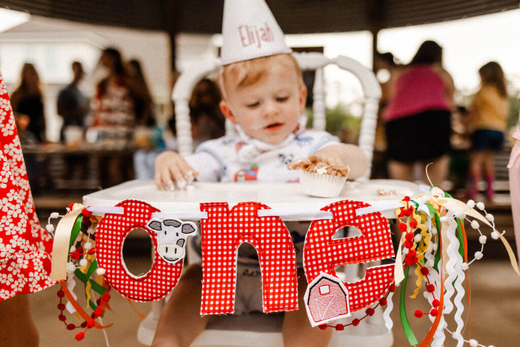 Farm-themed first birthday party | North Alabama, Georgia, and Tennessee photographer