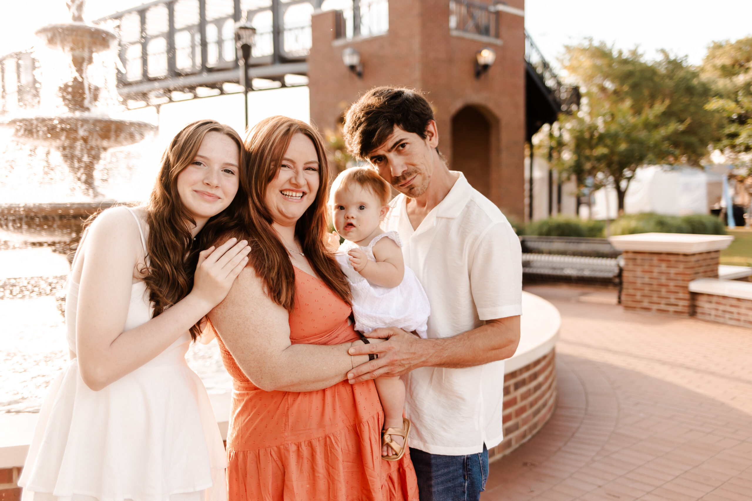 Downtown family engagement session | Alabama engagement photographer