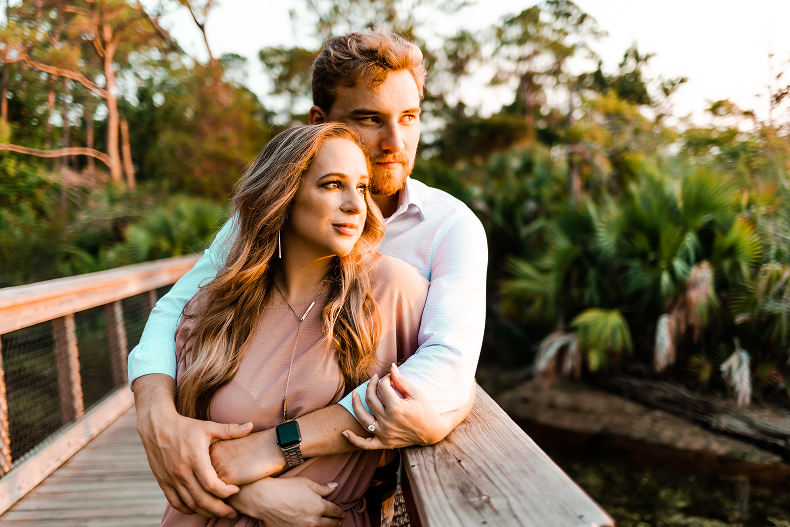 Couple poses for engagement photos | North Alabama, Georgia, and Tennessee photographer