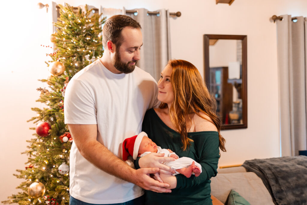 Christmas newborn session | North Alabama, Georgia, and Tennessee photographer