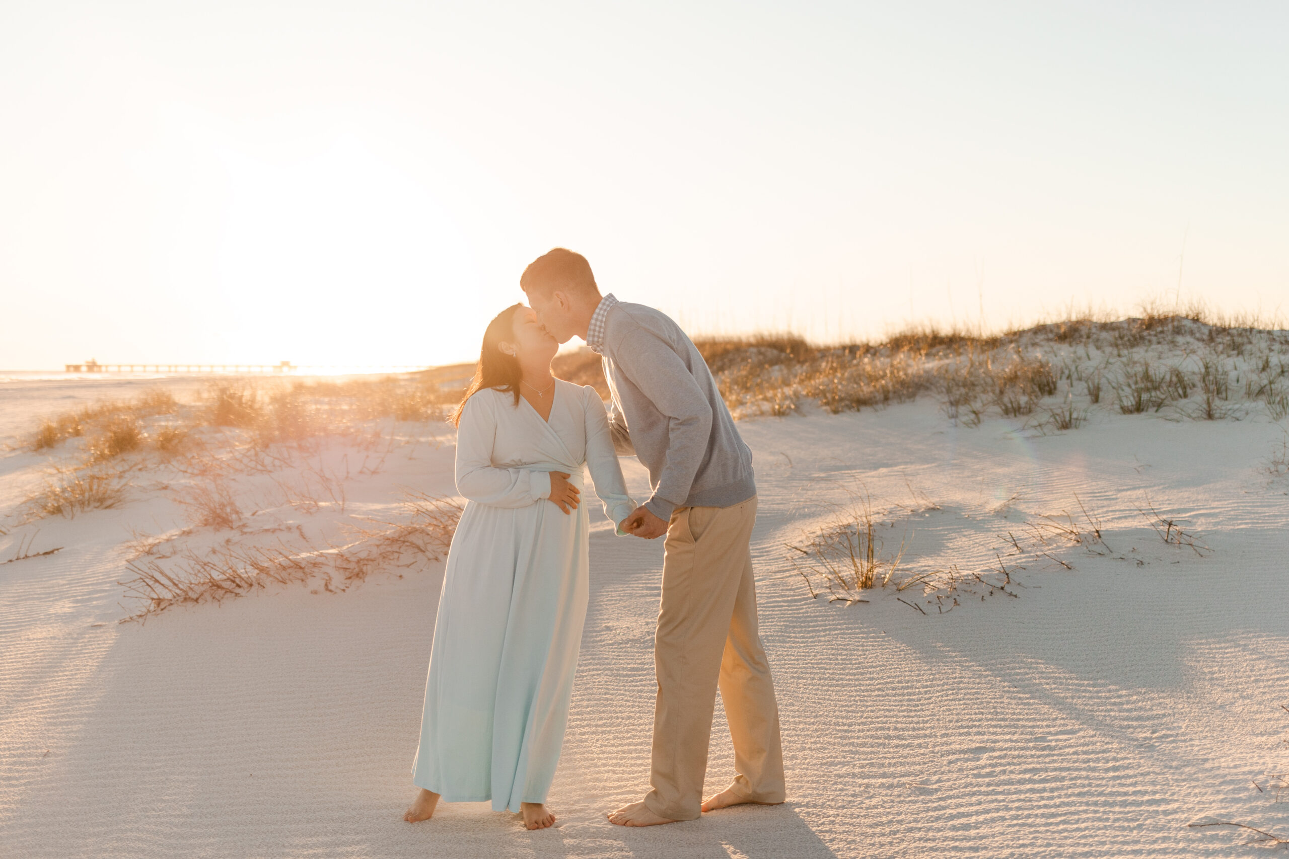 Gulf Shores couple maternity session | North Alabama, Georgia, and Tennessee photographer