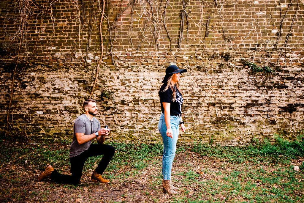 Surprise proposal in downtown Mobile | North Alabama, Georgia, and Tennessee photographer