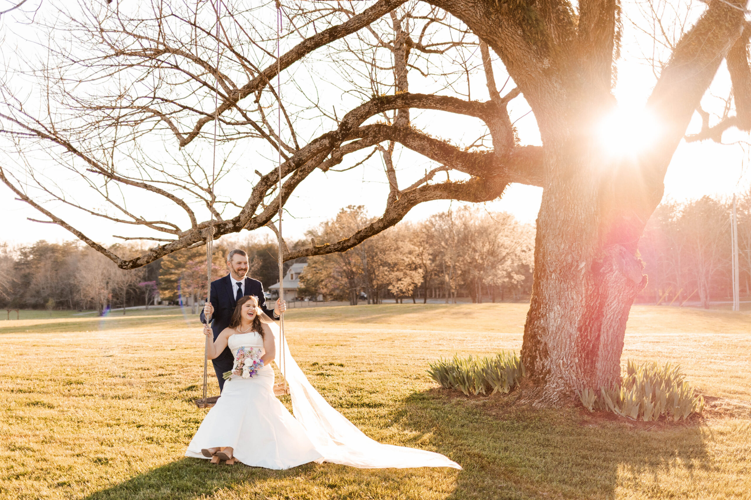 Golden hour wedding | North Alabama, Georgia, and Tennessee photographer
