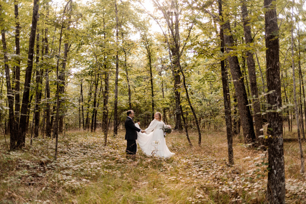 Fairytale forest wedding | North Alabama, Georgia, and Tennessee photographer