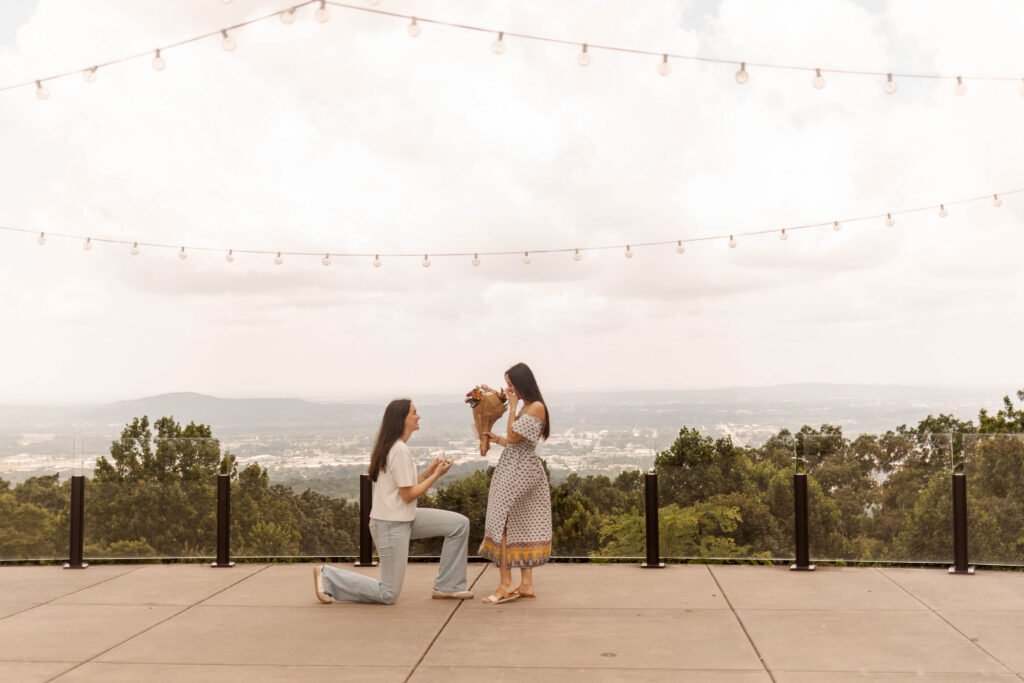 Surprise mountaintop proposal | North Alabama, Georgia, and Tennessee photographer